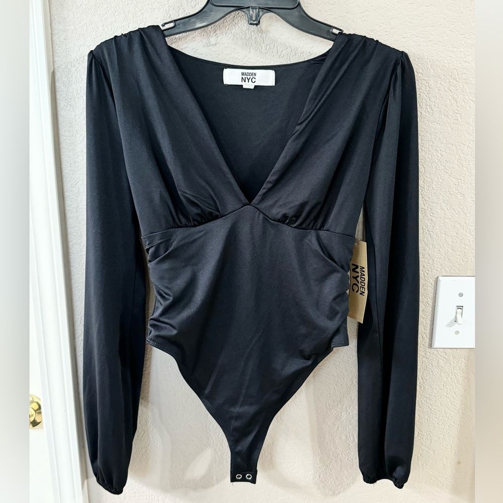 NWT Satin Bodysuit
